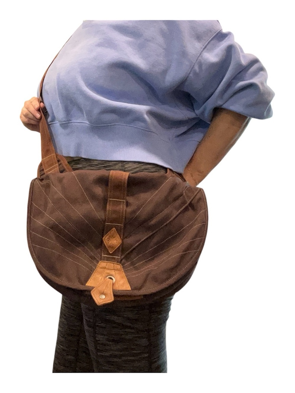 PrAna Brown Crossbody Bag - Women's Everyday Shoulder Bag - Picture 2 of 13